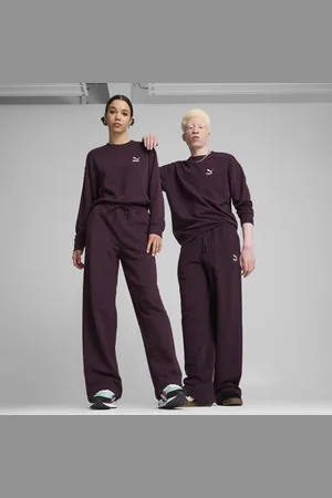 PUMA BETTER CLASSICS Sweatpants, Purple, Size XS, Clothing