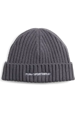 PUMA Sportswear Fisherman Beanie Hat, Gray, Size Adult, Accessories