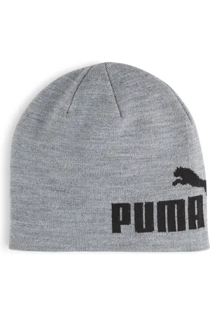PUMA ESS Cuffless Beanie Hat, Gray, Size Adult, Accessories