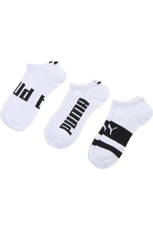 PUMA Unisex Sneaker Socks 3 pack, White, Size 35-38, Men