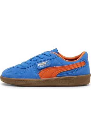 PUMA Palermo Sneakers Kids, Blue, Size 35, Shoes