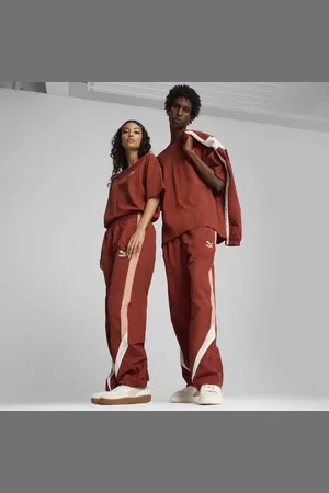 PUMA CLUB DE COURSE Track Pants Unisex, Red, Size XS, Women