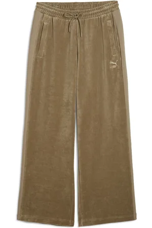 PUMA T7 Oversized Track Pants Unisex, Beige, Size XL, Clothing