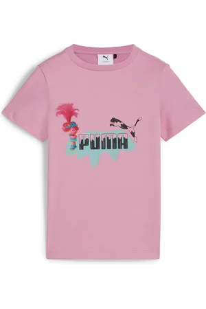 PUMA X TROLLS Tee Kids, Pink, Size 3-4Y, Age