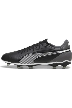 PUMA KING MATCH FG/AG Football Boots, Black, Size 39, Shoes
