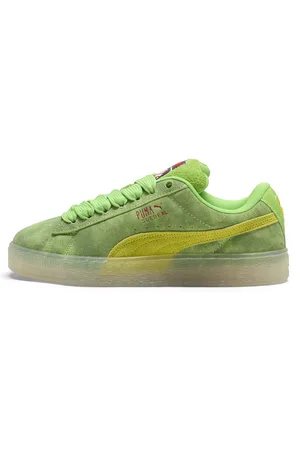 PUMA Suede XL Ghostbusters Slimer Sneakers Unisex, Green, Size 36, Shoes
