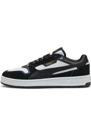 PUMA Court Classic Suede Sneakers Unisex, White, Size 38, Shoes