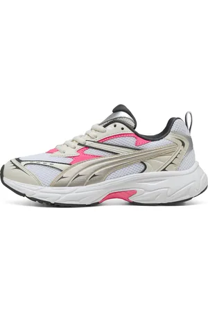 PUMA Morphic Sneakers, White, Size 35.5, Shoes