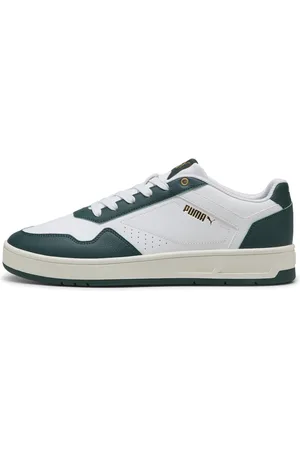 PUMA Court Classic Sneakers, White, Size 39, Shoes