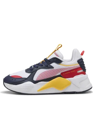 PUMA RS-X Youth Sneakers, White, Size 35.5, Shoes