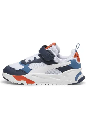 PUMA Trinity Sneakers Youth, Blue, Size 35, Shoes