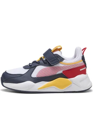 PUMA RS-X Kids Sneakers, White, Size 27.5, Shoes