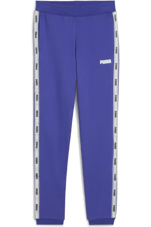 PUMA Tape Sweatpants Youth, Blue, Size 9-10Y, Kids