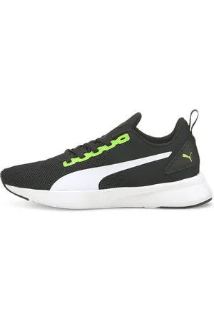 PUMA Flyer Runner Youth Trainers, Green, Size 35.5, Shoes