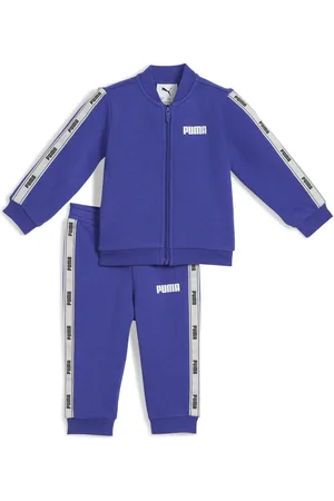 PUMA Tape Tracksuit Toddler, Blue, Size 2-4M, Clothing