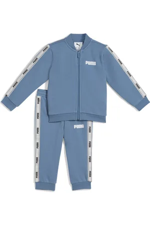 PUMA Tape Tracksuit Toddler, Blue, Size 2-4M, Clothing