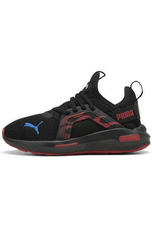PUMA X HOT WHEELSâ¢ SOFTRIDE Enzo 5 Running Shoes Kids, Black, Size 28, Shoes