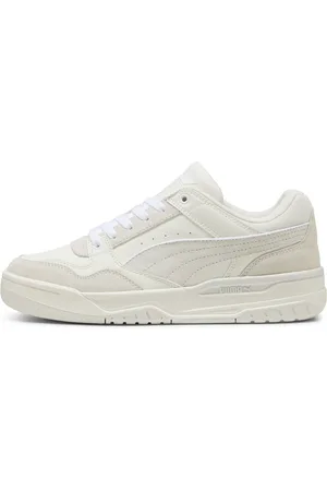PUMA Rebound Retro Sneakers Unisex, White, Size 36, Shoes