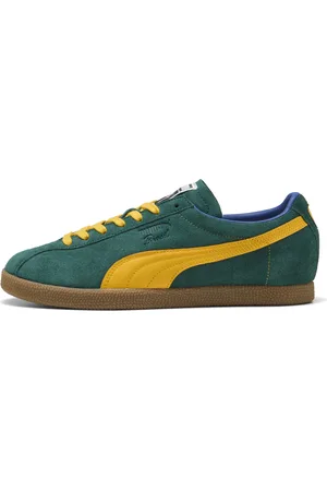 PUMA Brasil Sneakers Unisex, Green, Size 44, Shoes