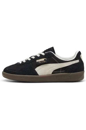 PUMA Palermo Vintage Sneakers Unisex, Black, Size 48, Shoes