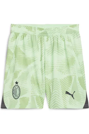 PUMA AC Milan 24/25 Goalkeeper Shorts Youth, Green, Size 9-10Y, Clothing