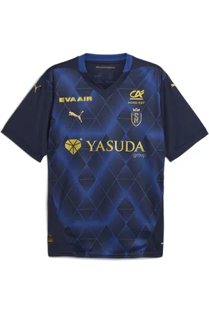 PUMA Stade Reims 24/25 Away Jersey Youth, Blue, Size 5-6Y, Clothing