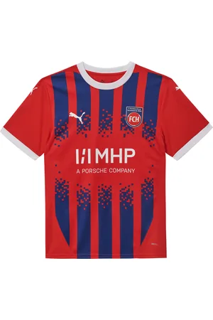 PUMA FC Heidenheim 24/25 Home Jersey Youth, Red, Size 15-16Y, Clothing