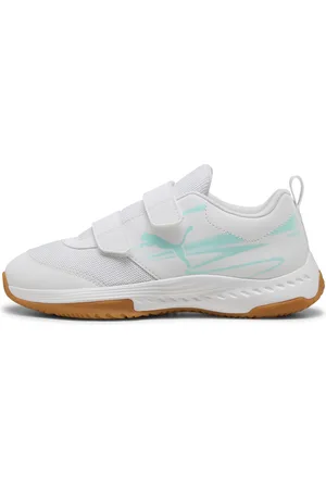 PUMA Varion II Indoor Sports Shoes Youth, Green, Size 28, Shoes