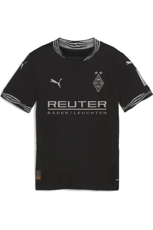 PUMA Borussia MÃ¶nchengladbach 24/25 Third Jersey Youth, Black, Size 5-6Y, Clothing