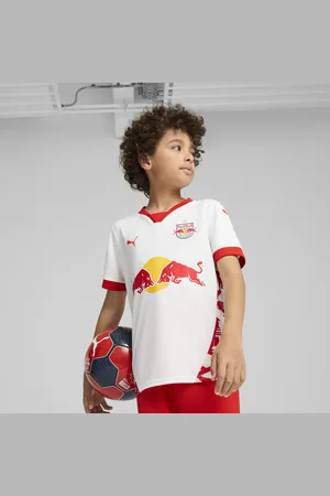 PUMA FC Red Bull Salzburg 24/25 Home Jersey Youth, White, Size 5-6Y, Clothing