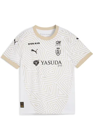 PUMA Stade Reims 24/25 Third Jersey Youth, White, Size 5-6Y, Clothing
