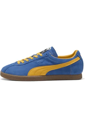 PUMA Brasil Sneakers Unisex, Blue, Size 44, Shoes