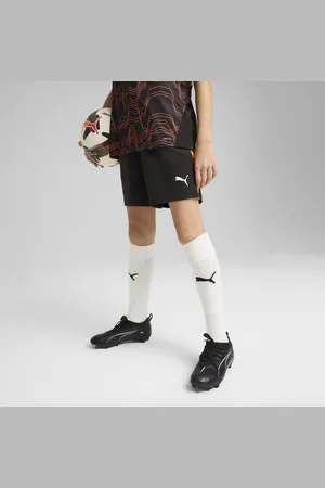 PUMA Individual FINAL Training Shorts Youth, Black, Size 5-6Y, Clothing