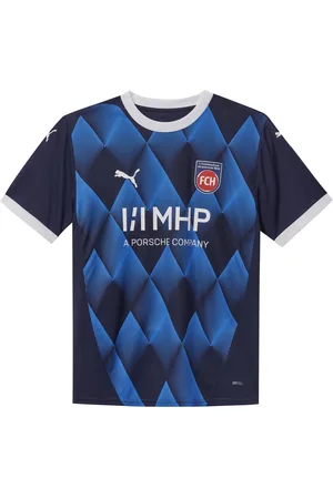 PUMA FC Heidenheim 24/25 Away Jersey Youth, Blue, Size 5-6Y, Clothing