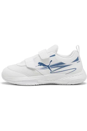 PUMA Varion II Indoor Sports Shoes Youth, White, Size 28, Shoes
