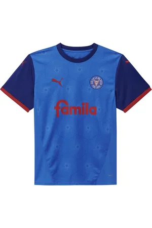 PUMA Holstein Kiel 24/25 Home Jersey Youth, Blue, Size 5-6Y, Clothing