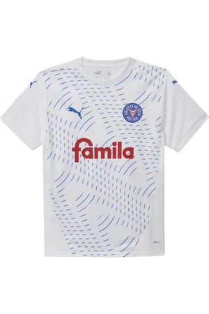 PUMA Holstein Kiel 24/25 Away Jersey Youth, White, Size 5-6Y, Clothing