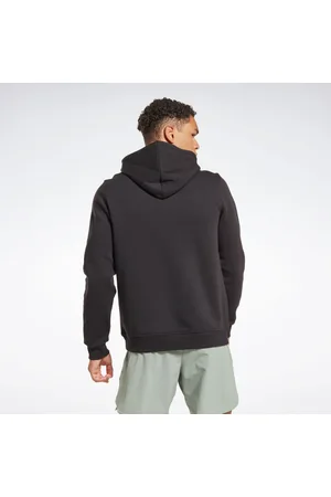 Reebok Identity Fleece Stacked Logo Pullover Hoodie