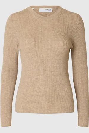 SELECTED Uldblanding Strikket Top