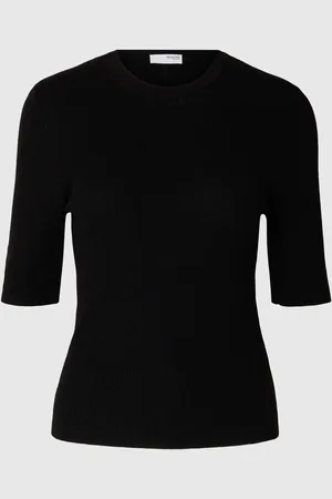 SELECTED Uldblanding Strikket Top