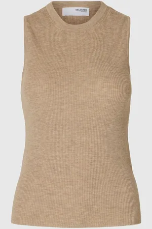 SELECTED Uldblanding Strikket Top