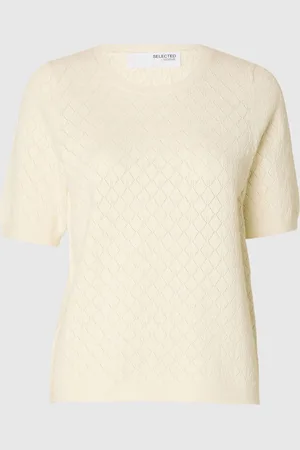 SELECTED Viskoseblanding Strikket Top