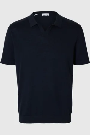 SELECTED Kortærmet Strikket Poloshirt