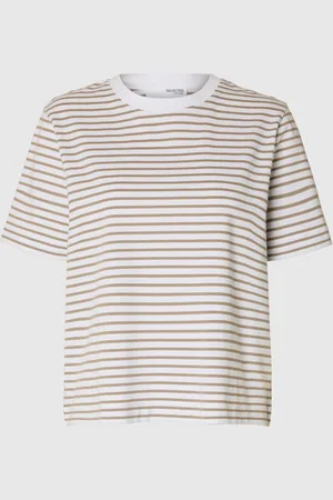 SELECTED Stribet Boxy Fit T-shirt