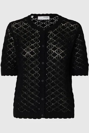 SELECTED Kortærmet Strikket Cardigan
