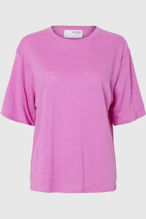 SELECTED Hør T-shirt