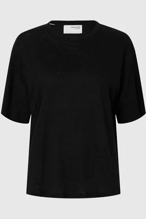 SELECTED Hør T-shirt
