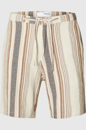 SELECTED Stribet Bomuld Shorts