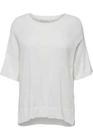 SELECTED Viskoseblanding Løs T-shirt