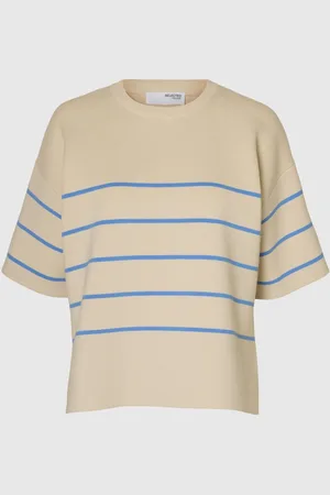 SELECTED Kortærmet Strikket Top